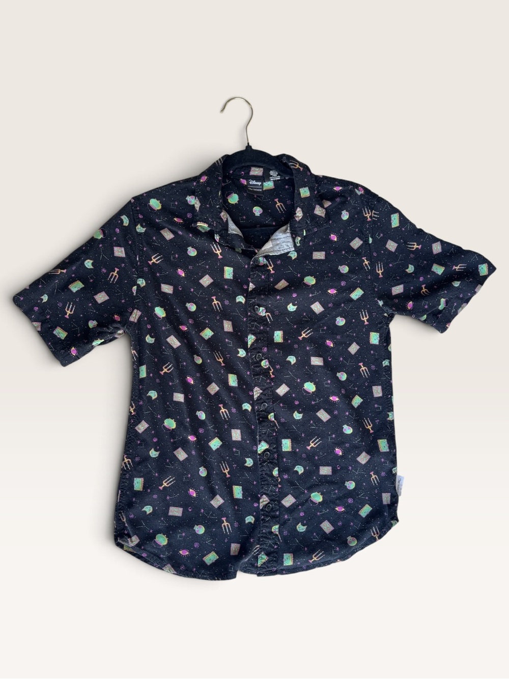 Disney Our Universe Villains Celestial Button-Up Shirt S